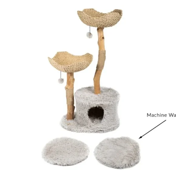 Custom Real Wood Cat Tree - Picture 9 of 10